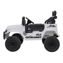 Toyota FJ Cruiser dla dzieci Biały + Pilot + Napęd 4x4 + Audio LED + EVA + Wolny Start