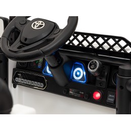 Toyota FJ Cruiser dla dzieci Biały + Pilot + Napęd 4x4 + Audio LED + EVA + Wolny Start