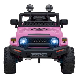 Toyota FJ Cruiser dla dzieci Różowy + Pilot + Napęd 4x4 + Audio LED + EVA + Wolny Start