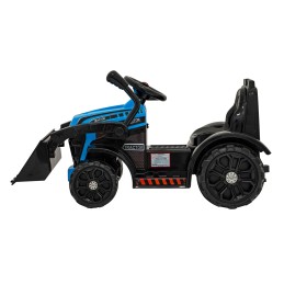 Traktor Spychacz G320 dla najmłodszych dzieci Niebieski + Ruchoma łyżka + Melodie + Klakson + Światła LED