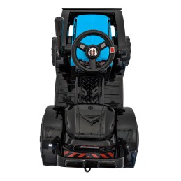 Traktor Spychacz G320 dla najmłodszych dzieci Niebieski + Ruchoma łyżka + Melodie + Klakson + Światła LED