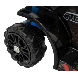 Traktor Spychacz G320 dla najmłodszych dzieci Niebieski + Ruchoma łyżka + Melodie + Klakson + Światła LED
