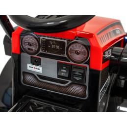 Traktor Spychacz G320 dla najmłodszych dzieci Czerwony + Ruchoma łyżka + Melodie + Klakson + Światła LED