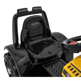 Traktor Spychacz G320 dla najmłodszych dzieci Żółty + Ruchoma łyżka + Melodie + Klakson + Światła LED