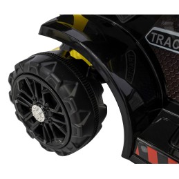Traktor Spychacz G320 dla najmłodszych dzieci Żółty + Ruchoma łyżka + Melodie + Klakson + Światła LED