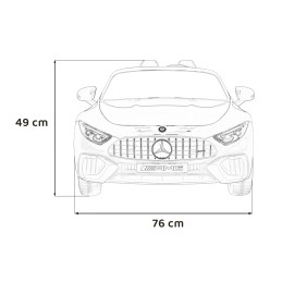 Pojazd Mercedes Benz AMG SL63 Czerwony