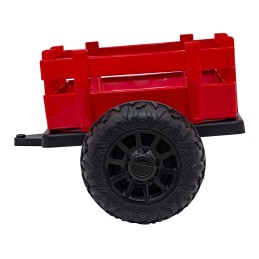 Traktor BLAST Z Przyczepką Czerwony