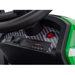 Traktor BLAST Z Przyczepką Zielony