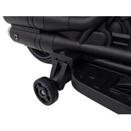 Motorek Chopper FASTER na akumulator dla dzieci Czerwony + Radio FM + Panel audio + LED