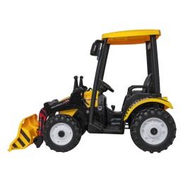 Pojazd MEGA Traktor D68 Z Przyczepką Żółty
