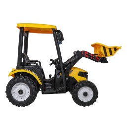 Pojazd MEGA Traktor D68 Z Przyczepką Żółty