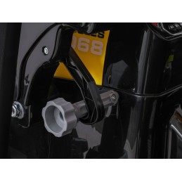 Pojazd MEGA Traktor D68 Z Przyczepką Żółty