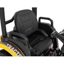 Pojazd MEGA Traktor D68 Z Przyczepką Żółty
