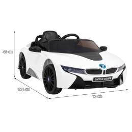 BMW I8 Lift Auto na akumulator Biały + Pilot