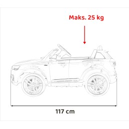 Pojazd Audi Q7 NEW LIFT - Czerwony SUV