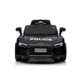 Audi R8 Policja na akumulator dla dzieci + Pilot + EVA + Wolny Start + MP3 LED