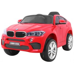 BMW X6M Elektryczne Autko dla dzieci - Czerwony SUV + Pilot