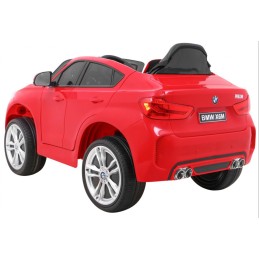 BMW X6M Elektryczne Autko dla dzieci - Czerwony SUV + Pilot
