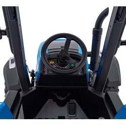 Traktor BLAST Z Przyczepką Niebieski