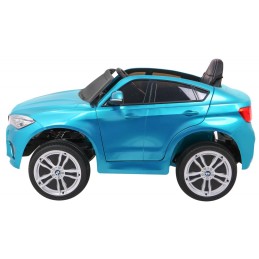 BMW X6M Elektryczne Autko, SUV dla dzieci Lakier Niebieski + Pilot