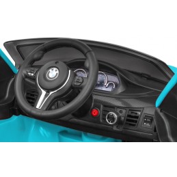 BMW X6M Elektryczne Autko, SUV dla dzieci Lakier Niebieski + Pilot