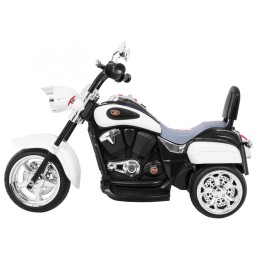 Motorek Chopper NightBike Biały