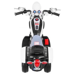 Motorek Chopper NightBike Biały