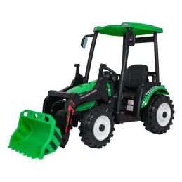 Pojazd MEGA Traktor D68 Z Przyczepką Zielony