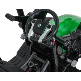 Pojazd MEGA Traktor D68 Z Przyczepką Zielony
