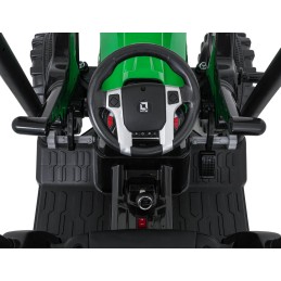 Pojazd MEGA Traktor D68 Z Przyczepką Zielony