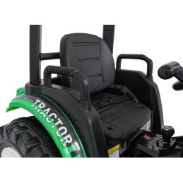 Pojazd MEGA Traktor D68 Z Przyczepką Zielony