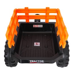 Pojazd MEGA Traktor D68 Z Przyczepką Zielony