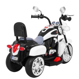 Motorek Chopper NightBike Biały