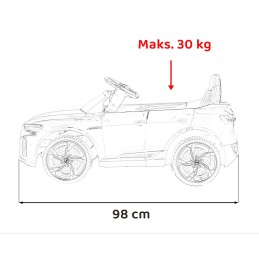Pojazd Audi SQ8 Czerwony