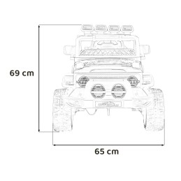 Pojazd Off-Road CLIMBER Czerwony