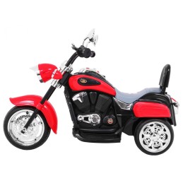Motorek Chopper NightBike Czerwony