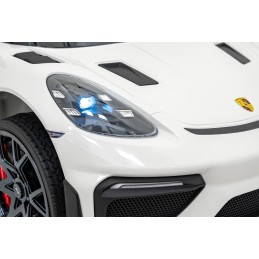 Pojazd Porsche Spyder RS 718 Biały sportowy samochód