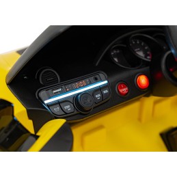 Pojazd Porsche Spyder RS 718 Żółty samochód sportowy
