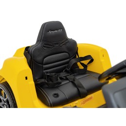 Pojazd Porsche Spyder RS 718 Żółty MP4