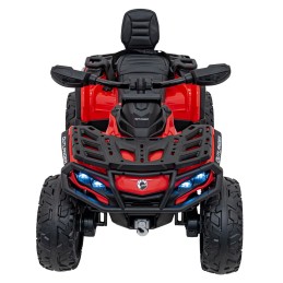 Quad Can Am Outlander ATV z Pilotem Czerwony