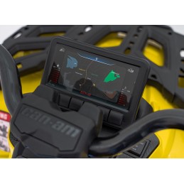 Quad Can Am Outlander ATV z Pilotem Żółty