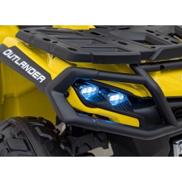 Quad Can Am Outlander ATV z Pilotem Żółty