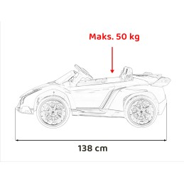 Pojazd Lamborghini Veneno Czerwony