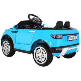 Autko Rapid Racer elektryczne dla dzieci - Niebieski SUV + Pilot