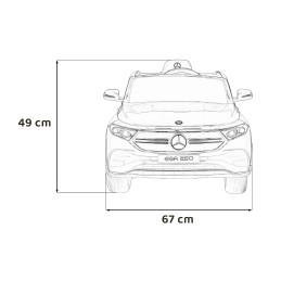 Pojazd Mercedes Benz EQA 250 Biały
