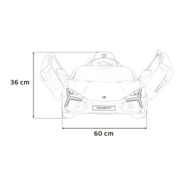 Pojazd Lamborghini Revuelto Czerwony
