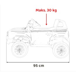 Pojazd Toyota Land Cruiser PRADO Niebieski