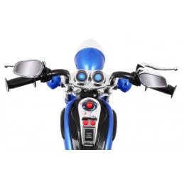 Motorek Chopper NightBike Niebieski