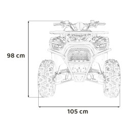 Pojazd Quad Spalinowy 125CC DISCOVERER Czerwony