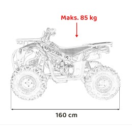 Pojazd Quad Spalinowy 125CC DISCOVERER Pomarańczowy